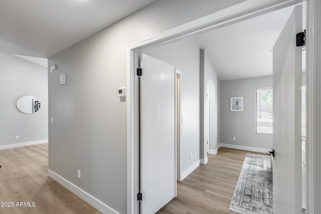 2730 E Desert Trumpet Rd, Phoenix, AZ 85048 - hallway with light wood-type flooring and baseboards