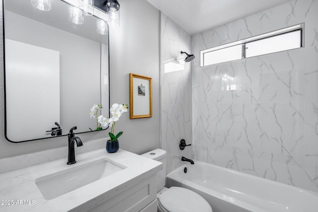2730 E Desert Trumpet Rd, Phoenix, AZ 85048 - full bath with toilet, vanity, and shower / washtub combination