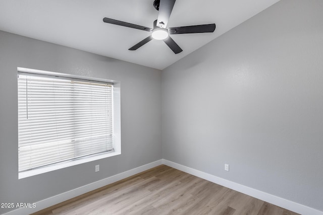 2730 E Desert Trumpet Rd, Phoenix, AZ 85048 - unfurnished room featuring a ceiling fan, light wood-type flooring, and baseboards