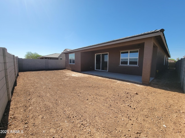 37400 W San Sisto Ave, Maricopa, AZ 85138 - rear view of house featuring a fenced backyard and a patio