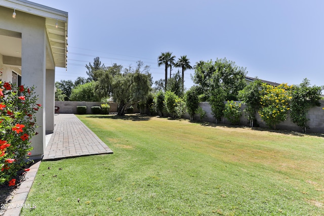1505 W Orangewood Ave W, Phoenix, AZ 85021 - fenced backyard featuring a patio area