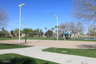 view of property's community with volleyball court