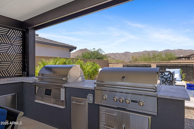 20795 W San Juan Ave, Buckeye, AZ 85396 - view of patio with a mountain view