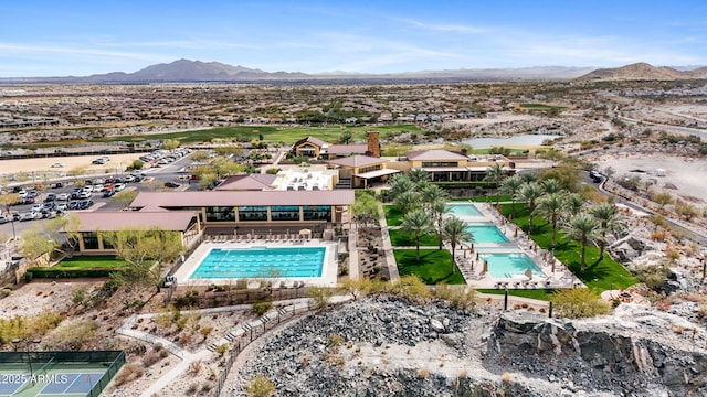 20795 W San Juan Ave, Buckeye, AZ 85396 - aerial view of a pool and mountains