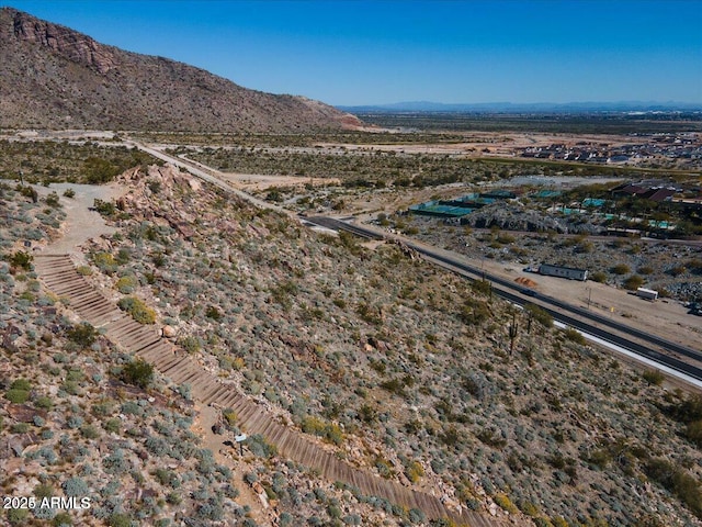 20795 W San Juan Ave, Buckeye, AZ 85396 - view of property location featuring a mountain backdrop, rural landscape, and a desert landscape