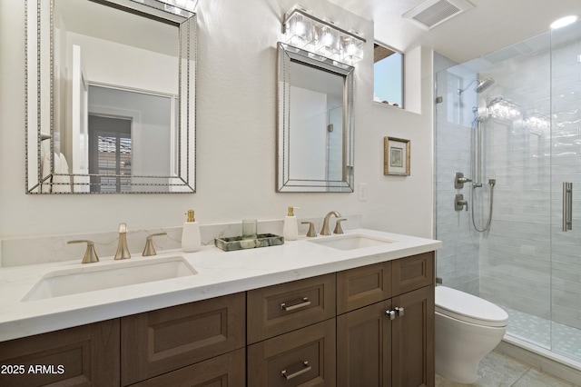 5332 E Thunder Hawk Rd, Cave Creek, AZ 85331 - full bath with a shower stall and double vanity