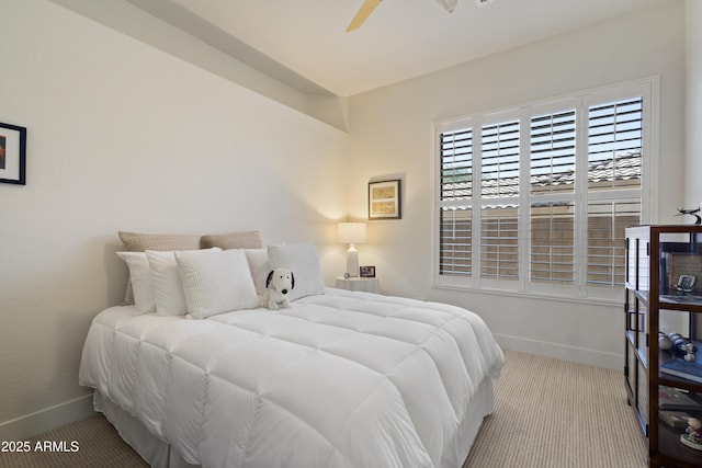 5332 E Thunder Hawk Rd, Cave Creek, AZ 85331 - carpeted bedroom with baseboards and ceiling fan