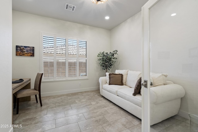 5332 E Thunder Hawk Rd, Cave Creek, AZ 85331 - office with baseboards and recessed lighting