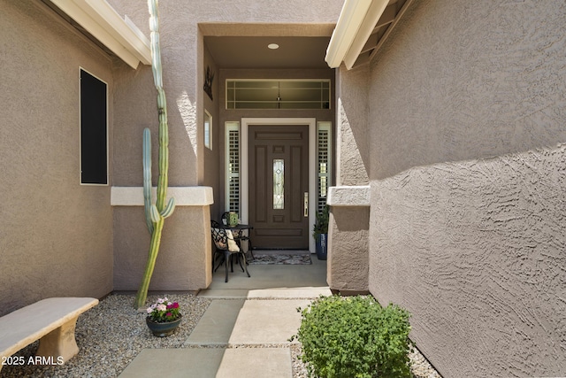 5332 E Thunder Hawk Rd, Cave Creek, AZ 85331 - view of exterior entry with stucco siding