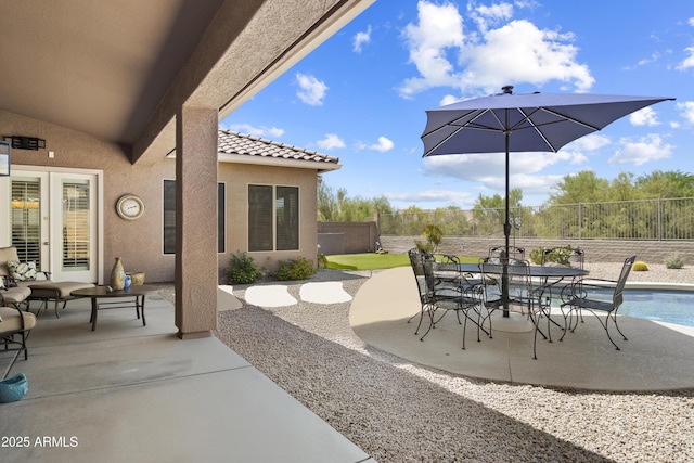 5332 E Thunder Hawk Rd, Cave Creek, AZ 85331 - fenced backyard featuring a patio