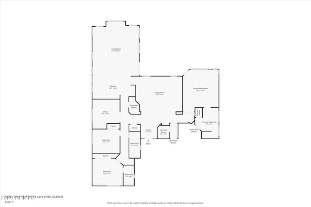 5332 E Thunder Hawk Rd, Cave Creek, AZ 85331 - view of home floor plan