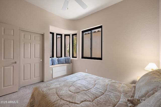 7445 E Eagle Crest Dr Unit 1015, Mesa, AZ 85207 - carpeted bedroom with ceiling fan