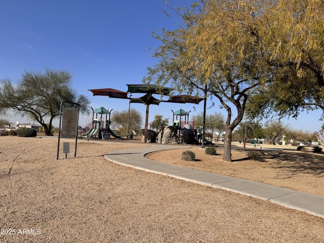 view of jungle gym