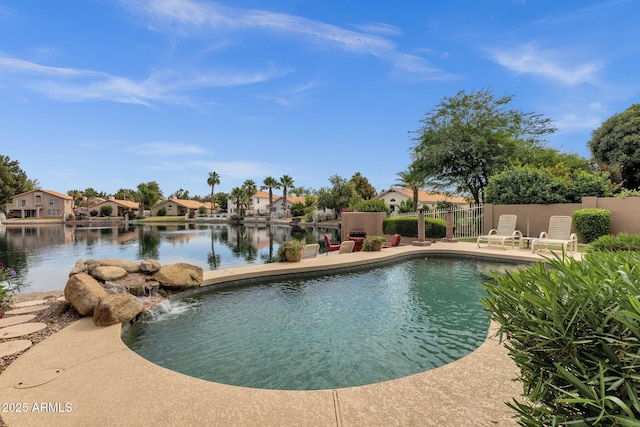 1558 W Maplewood St, Chandler, AZ 85286 - view of swimming pool with a residential view