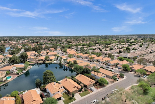 1558 W Maplewood St, Chandler, AZ 85286 - aerial perspective of suburban area featuring a large body of water