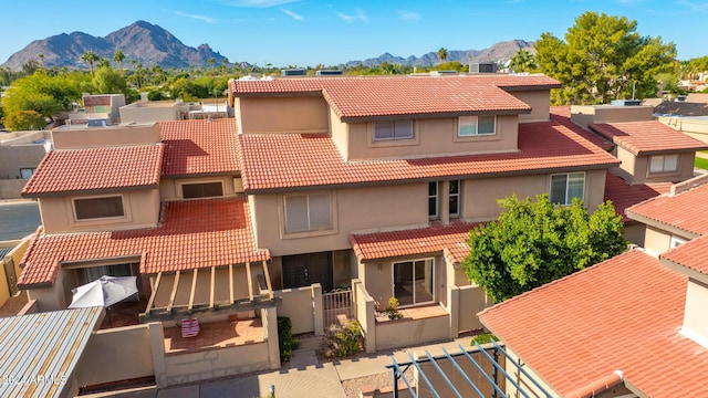 view of property featuring a mountain view