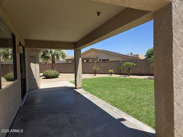 14621 W Catalina Dr, Goodyear, AZ 85395 - fenced backyard with a patio area