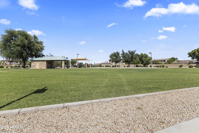 14621 W Catalina Dr, Goodyear, AZ 85395 - view of community with a lawn and a gazebo