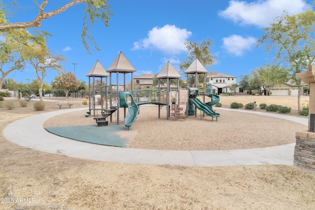 view of jungle gym