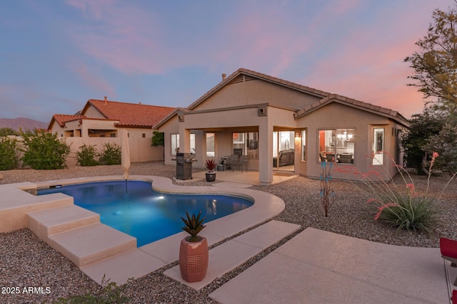 17562 W Desert Sage Dr, Goodyear, AZ 85338 - view of pool featuring a patio