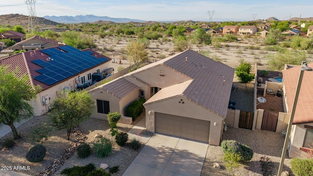 17562 W Desert Sage Dr, Goodyear, AZ 85338 - aerial view of residential area with a mountain backdrop