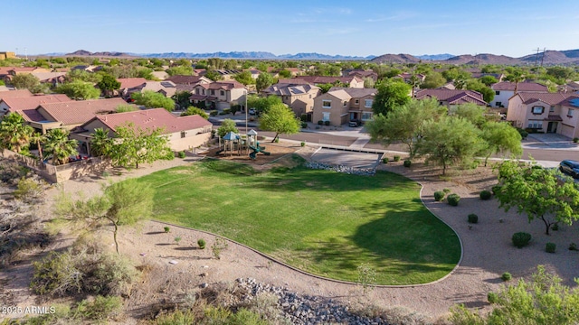 17562 W Desert Sage Dr, Goodyear, AZ 85338 - aerial perspective of suburban area featuring mountains
