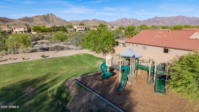 17562 W Desert Sage Dr, Goodyear, AZ 85338 - community playground with a mountain view and a yard