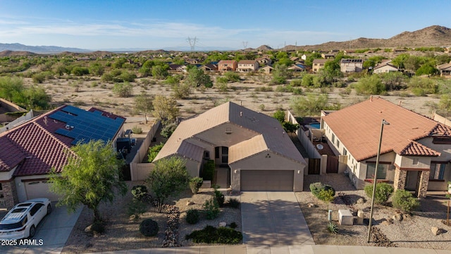 17562 W Desert Sage Dr, Goodyear, AZ 85338 - aerial view of residential area with mountains