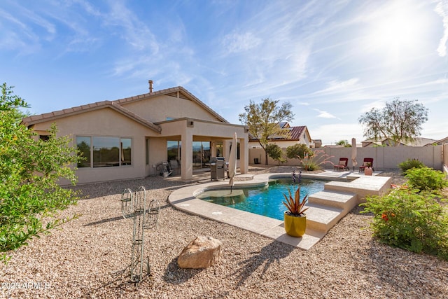 17562 W Desert Sage Dr, Goodyear, AZ 85338 - view of swimming pool with a fenced backyard and a patio area