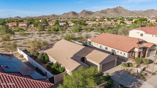 17562 W Desert Sage Dr, Goodyear, AZ 85338 - aerial perspective of suburban area featuring mountains