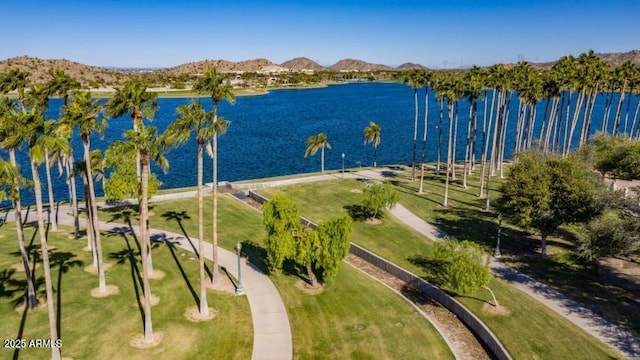17562 W Desert Sage Dr, Goodyear, AZ 85338 - aerial view of a water and mountain view