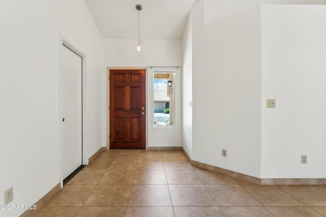 4202 E Brookwood Ct, Phoenix, AZ 85048 - foyer entrance featuring light tile patterned floors and baseboards