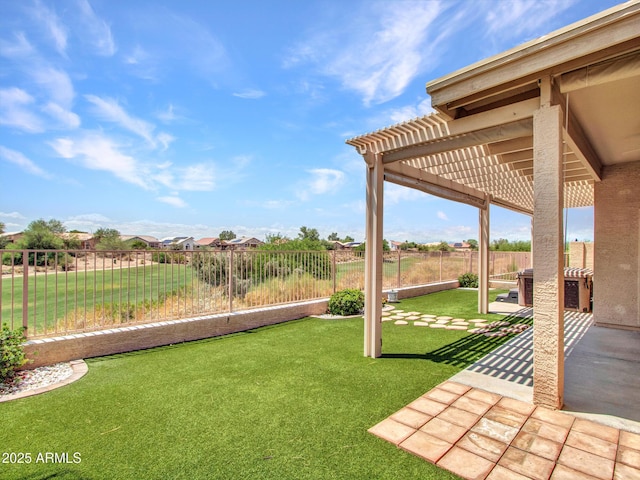 11547 W King Snake Ct, Surprise, AZ 85378 - view of yard featuring a pergola and a patio