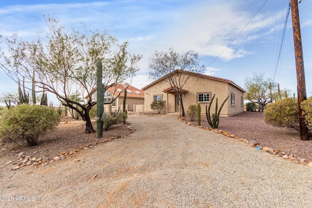 view of front of property