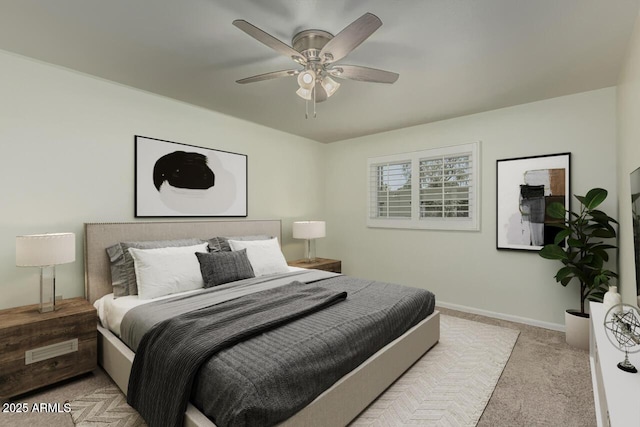 131 N Higley Rd Unit 117, Mesa, AZ 85205 - carpeted bedroom featuring ceiling fan and baseboards