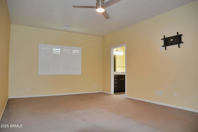 728 S Meadowood Ln, Sierra Vista, AZ 85635 - carpeted empty room with a ceiling fan and baseboards