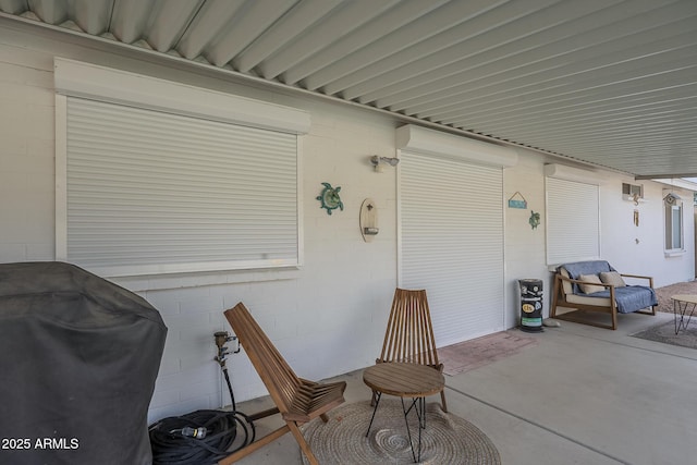 view of patio / terrace featuring grilling area