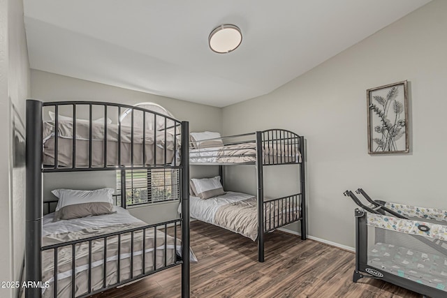 1207 E Clearview Dr, Casa Grande, AZ 85122 - bedroom with baseboards and wood finished floors
