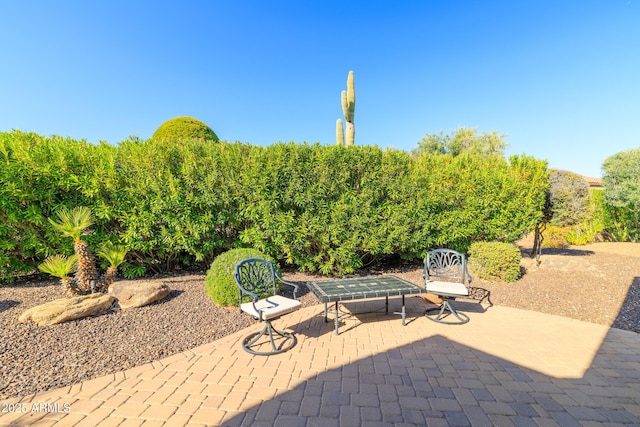 view of patio