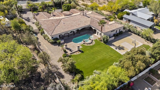 aerial view