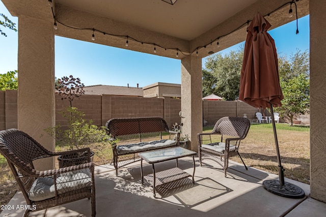 view of patio