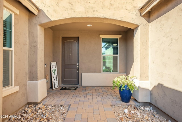 view of entrance to property