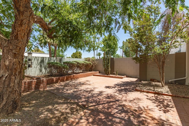 38 E Calavar Rd, Phoenix, AZ 85022 - fenced backyard with a patio area