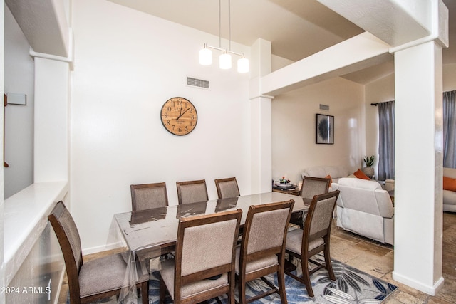 view of dining room