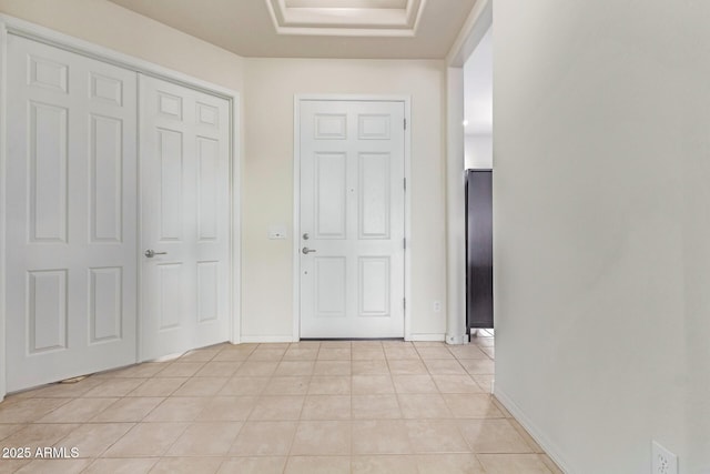 27105 W Marco Polo Rd, Buckeye, AZ 85396 - entryway with baseboards and light tile patterned flooring