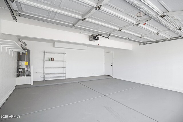 1236 S Boulder St Unit C, Gilbert, AZ 85296 - garage with gas water heater and a garage door opener