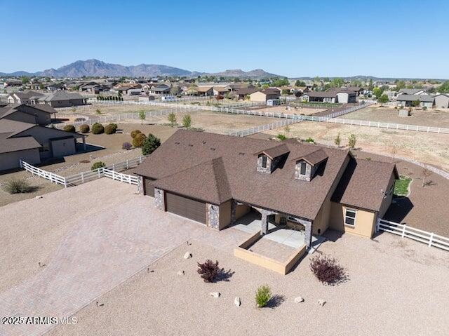 130 Brenna Dr, Chino Valley, AZ 86323 - aerial perspective of suburban area with a mountainous background
