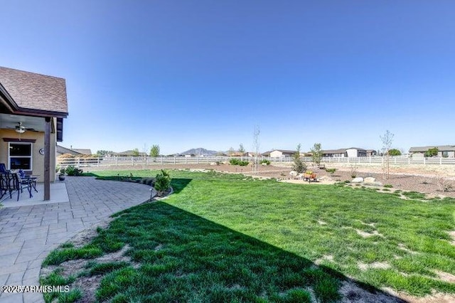 130 Brenna Dr, Chino Valley, AZ 86323 - view of yard featuring a patio area and ceiling fan