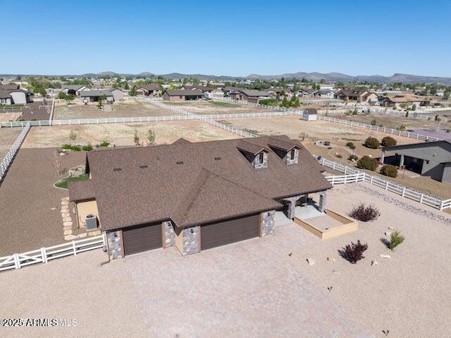 130 Brenna Dr, Chino Valley, AZ 86323 - aerial view of property and surrounding area with a mountain backdrop