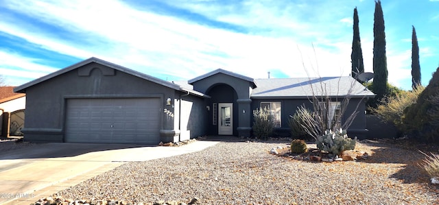 ranch-style house with a garage